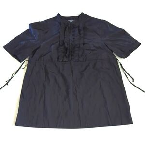 Apt.9 Women's Embroidered Maternity  Top, Short Sleeve, Casual Preg size XL